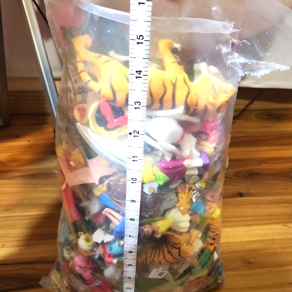 200+ Pc Lot of Mini Toys Various Brands Mattel Disney Pokémon Lego LPS Vtg & new